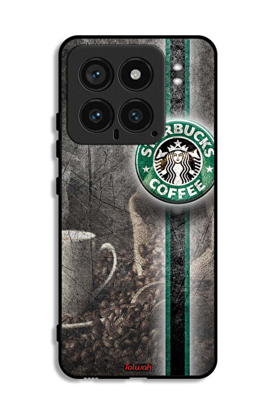 Tolwak غطاء حماية لهاتف شاومي 14 بفن القهوة