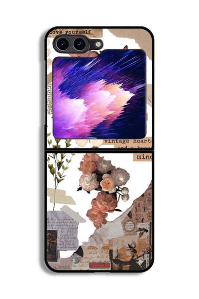 Tolwak غطاء حماية لهاتف Samsung Galaxy Z Flip6 مطبوع عليه عبارة "She Is An Ol...