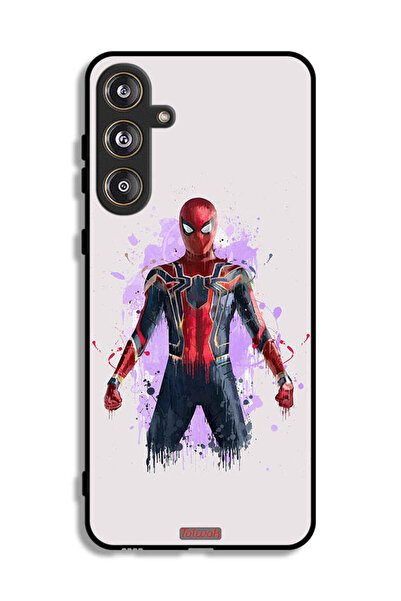 Tolwak غطاء حماية لهاتف سامسونج جالاكسي M55 5G بتصميم العنكبوت الحديدي