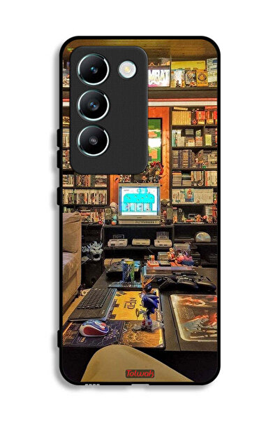 Tolwak غطاء حماية لجهاز Vivo V30 Lite 4G - منطقة الألعاب