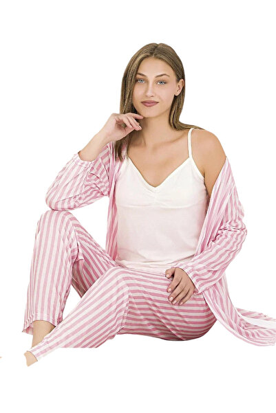 Elora Γυναικείο Σετ Πιτζάμες 3 τεμαχίων