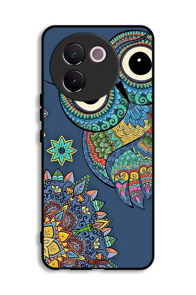 Tolwak Vivo V30e 5G Protective Case Cover Floral Owl