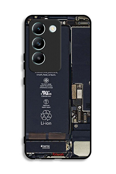 Tolwak غطاء حماية لهاتف Vivo V30 Lite 4G بنمط دائرة الهاتف