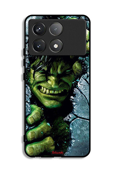 Tolwak غطاء حماية شاومي ريدمي K70 بتصميم هالك المذهل