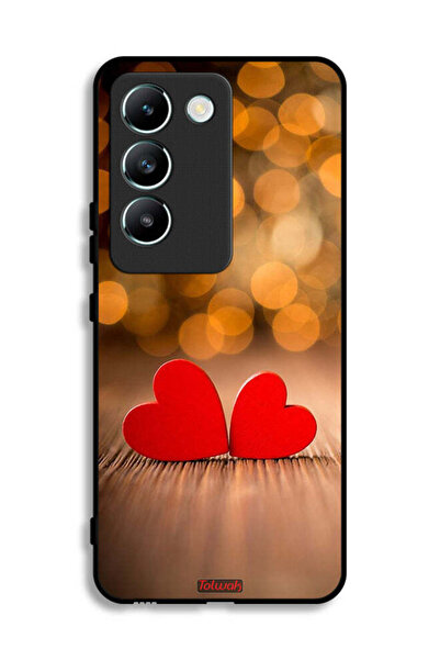 Tolwak Vivo V30 Lite 4G Protective Case Cover Two Beautiful Hearts