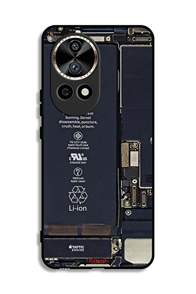 Tolwak غطاء حماية لهاتف هواوي نوفا 12 برو 5G بنمط دائرة الهاتف