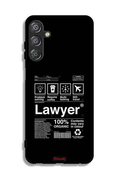 Tolwak Samsung Galaxy M15 5G Protective Case Cover Lawyer Sticker