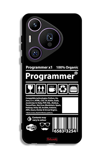 Tolwak غطاء حماية وملصق مبرمج لهاتف هواوي بيورا 70 برو