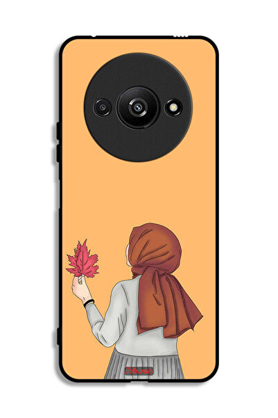 Tolwak Xiaomi Redmi A3 4G Protective Case Cover Holding Leaf