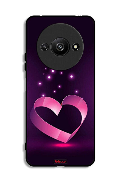 Tolwak Xiaomi Redmi A3 4G Protective Case Cover Heart Art