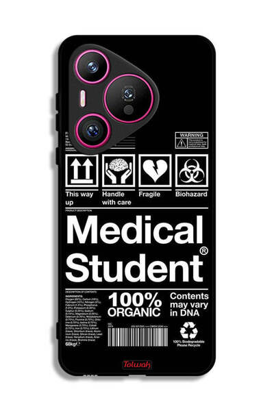 Tolwak غطاء حماية لهاتف هواوي بيورا 70 - ملصق لطلاب الطب