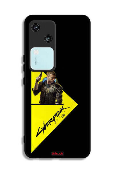 Tolwak غطاء حماية لجهاز Vivo S18 5G Cyberpunk 2077