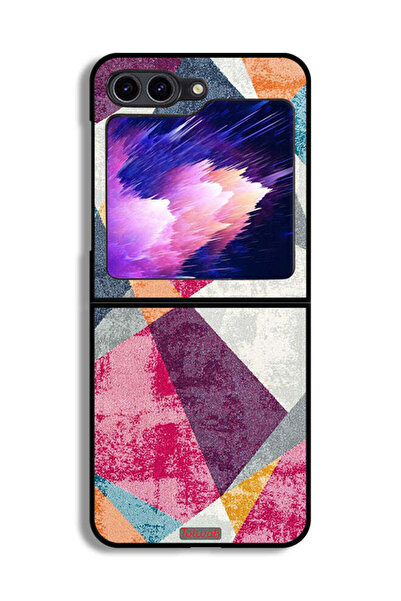 Tolwak غطاء حماية لهاتف Samsung Galaxy Z Flip6 بنمط طلاء