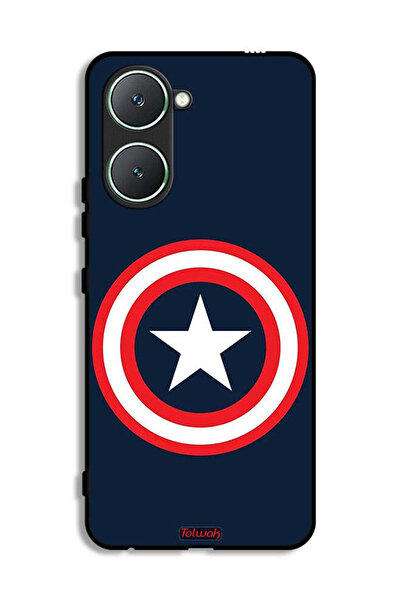 Tolwak غطاء حماية لهاتف Vivo Y03 4G بتصميم كابتن أمريكا