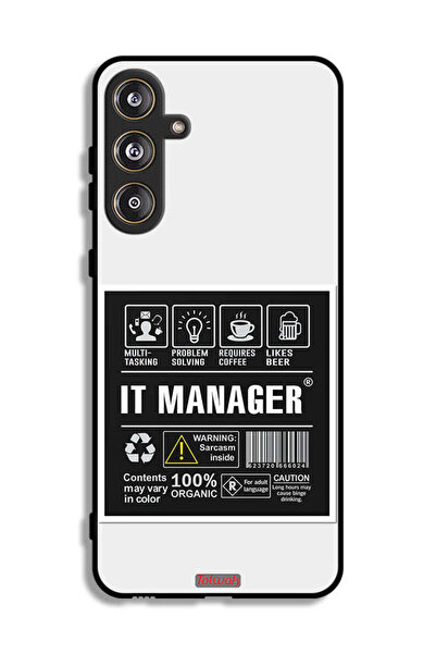 Tolwak غطاء حماية لجهاز سامسونج جالكسي M55 5G - ملصق مدير تكنولوجيا المعلومات