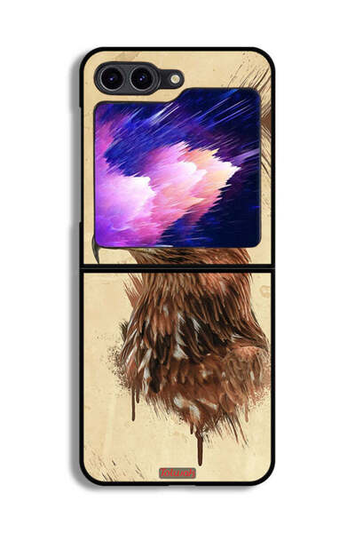 Tolwak غطاء حماية لهاتف Samsung Galaxy Z Flip6 - أفضل خلفية للصقر