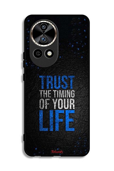 Tolwak Huawei nova 12 Ultra 5G Protective Case Cover Trust The Timing Of Your Life