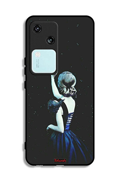 Tolwak غطاء حماية لهاتف Vivo V30 5G بتصميم نجمة مؤثرة