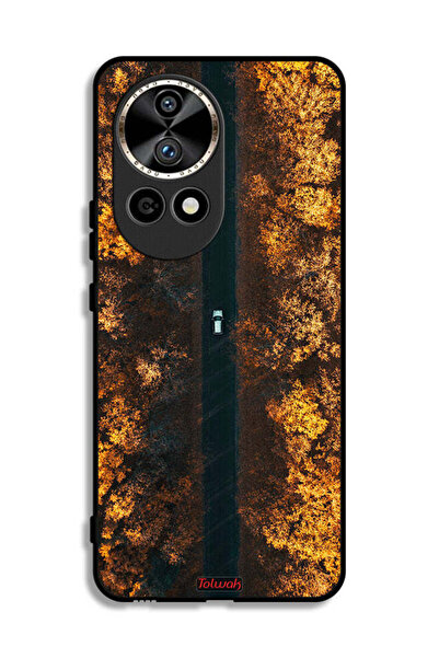 Tolwak غطاء حماية لهاتف هواوي نوفا 12 ألترا 5G، طريق في أشجار الخريف