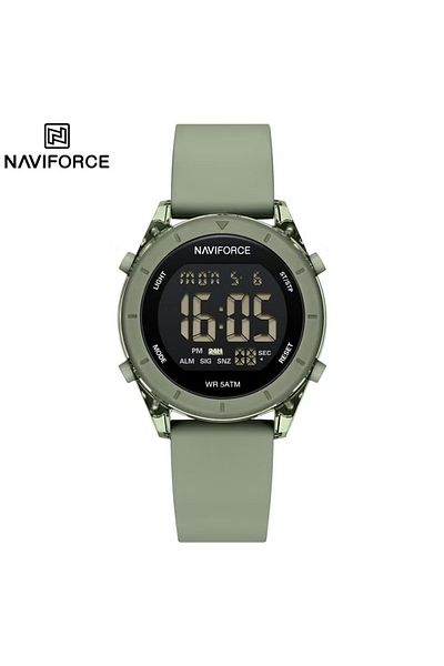 Naviforce Stylish Digital Wrist Watch for Women with Water Resistance Multi-Function LED Display Lightweight