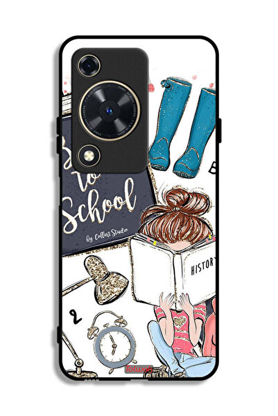 Tolwak غطاء حماية لهاتف هواوي إنجوي 70 - فتاة مدرسية تقرأ التاريخ
