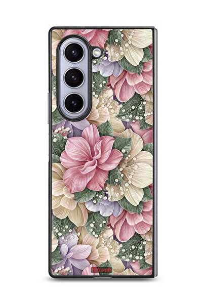 Tolwak غطاء حماية عالي الجودة لهاتف سامسونج جالاكسي زد فولد 6 بنقشة زهور