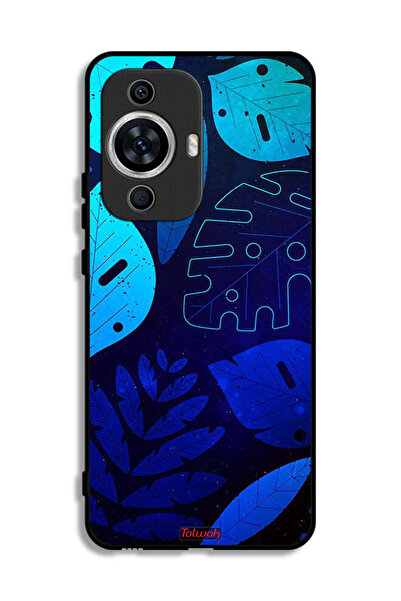 Tolwak غطاء حماية لهاتف هواوي نوفا 12 لايت بنقشة أوراق الشجر