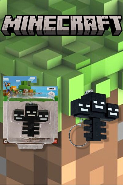 MINECRAFT 3D Figür Anahtarlık - Wither MODEL 7