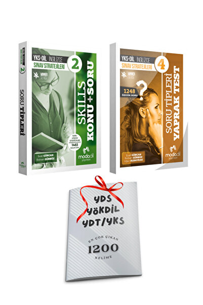 Modadil Yayınları YKS YDT Modadil Soru Tipleri Skills Konu Anlatımlı Soru Ban...