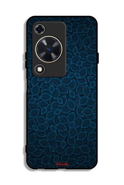Tolwak غطاء حماية لهاتف هواوي إنجوي 70 بنقشة أوراق فنية رقمية