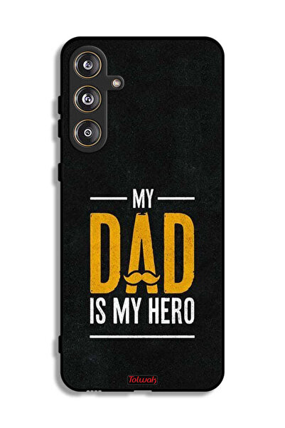 Tolwak غطاء حماية لهاتف سامسونج جالاكسي M55 5G "والدي هو بطلي"