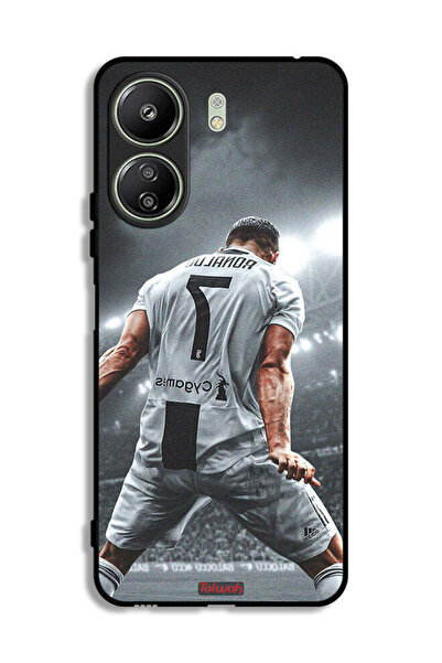 Tolwak غطاء حماية لهاتف شاومي ريدمي 13 سي بطبعة احتفال كريستيانو رونالدو