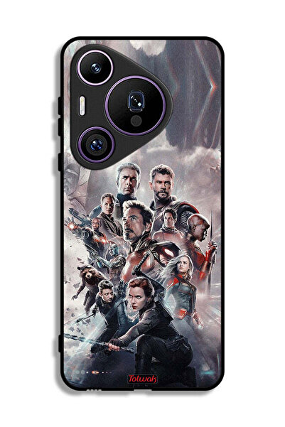 Tolwak غطاء حماية لهاتف هواوي بيورا 70 برو - أفينجرز