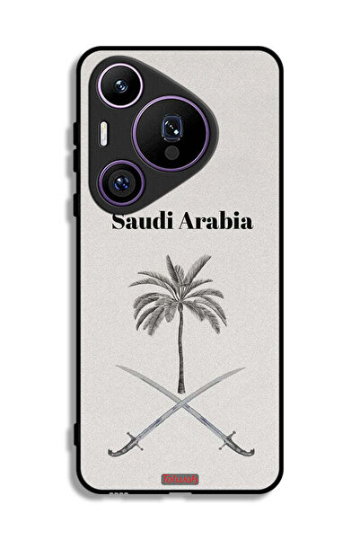 Tolwak غطاء حماية لهاتف هواوي بيورا 70 برو - لوحة فنية لعلامة المملكة العربية...