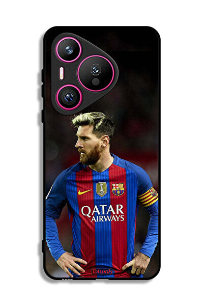 Tolwak غطاء حماية لهاتف هواوي بيورا 70 ميسي برشلونة