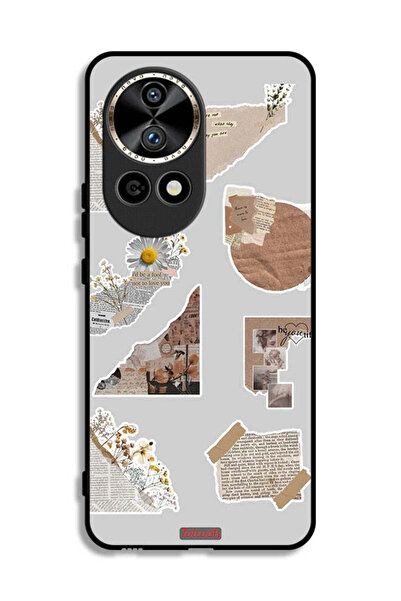 Tolwak غطاء حماية لهاتف هواوي نوفا 12 برو 5G، قطع من الملصقات الورقية