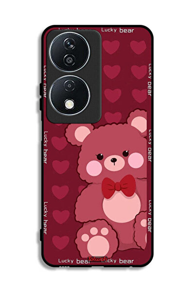 Tolwak غطاء حماية لهاتف Honor X7b 5G - الدب المحظوظ