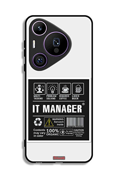 Tolwak غطاء حماية لهاتف هواوي بيورا 70 برو - ملصق إدارة تكنولوجيا المعلومات