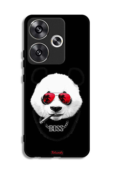Tolwak Xiaomi Poco F6 5G Protective Case Cover Boss Panda
