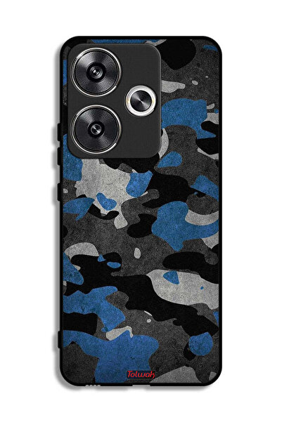 Tolwak Xiaomi Poco F6 5G Protective Case Cover Camouflage Pattern
