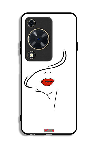 Tolwak غطاء حماية لهاتف هواوي إنجوي 70 برسومات وجه فتاة