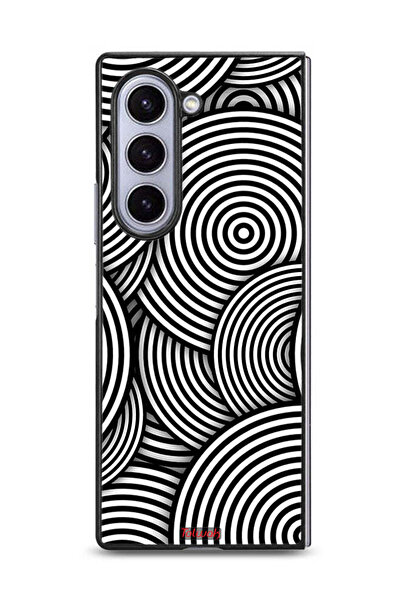 Tolwak غطاء حماية لهاتف سامسونج جالاكسي زد فولد 6 بنمط دوائر وهمية