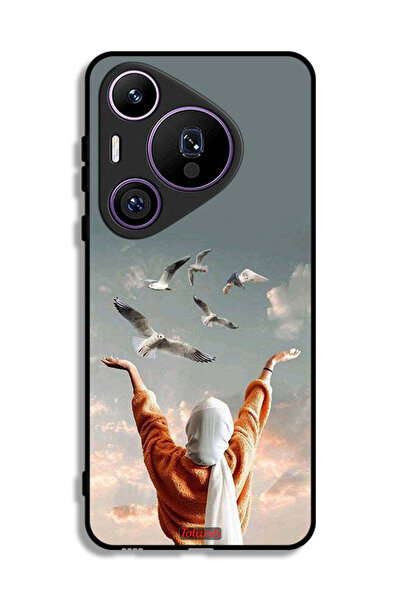Tolwak غطاء حماية لهاتف هواوي بيورا 70 برو - طيور تحلق
