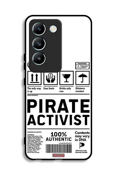 Tolwak غطاء حماية لهاتف Vivo V30 Lite 4G، ملصق ناشط خاص