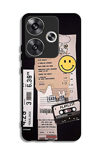 Tolwak غطاء حماية لهاتف Xiaomi Poco F6 5G مع ملصق قائمة تشغيل