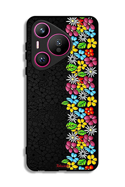 Tolwak غطاء حماية لهاتف هواوي بيورا 70 - زهور