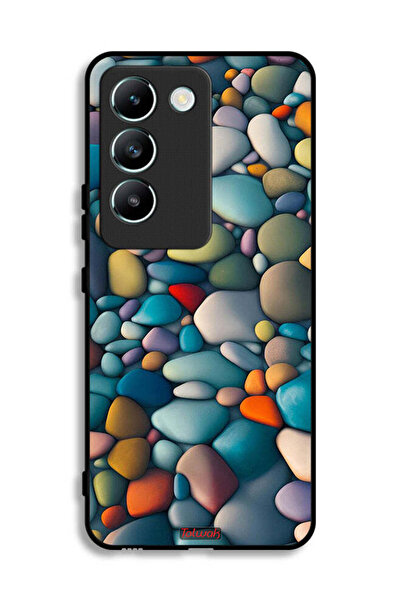 Tolwak غطاء حماية لهاتف Vivo V30 Lite 4G بنقشة أحجار تجريدية