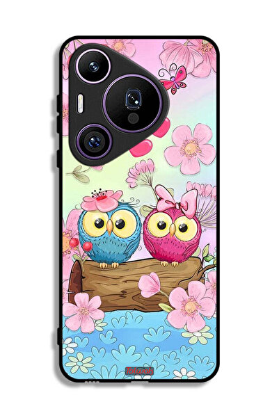 Tolwak غطاء حماية لهاتف هواوي بيورا 70 برو برسومات بومة لطيفة