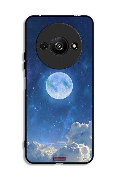 Tolwak Xiaomi Redmi A3 4G Protective Case Cover Moon Clouds