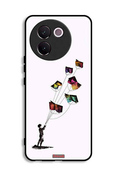 Tolwak غطاء حماية لهاتف Vivo V30e 5G بتصميم طائرات ورقية